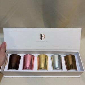 House Of Harlow 1960 Boxed Luxury Soy Blend Set of 5 Candles NEW